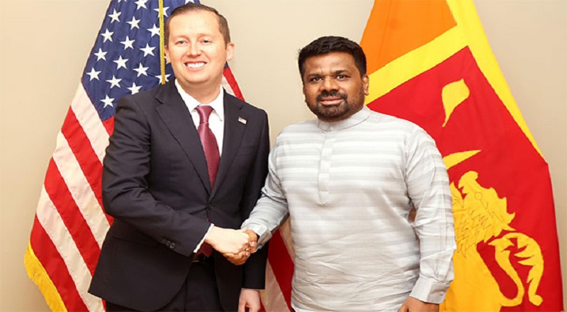 இந்தியாவிற்கான அமெரிக்க தூதர் செர்ஜியோ கோரை சந்தித்தார் ஜனாதிபதி!