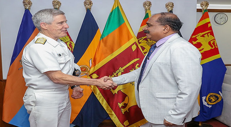 அமெரிக்க பசிபிக் கடற்படைத் தளபதி மற்றும் துணைப் பாதுகாப்பு அமைச்சருக்கு இடையில் சந்திப்பு!