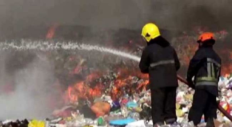 பற்றி எரியும் குப்பைக் கிடங்கு!