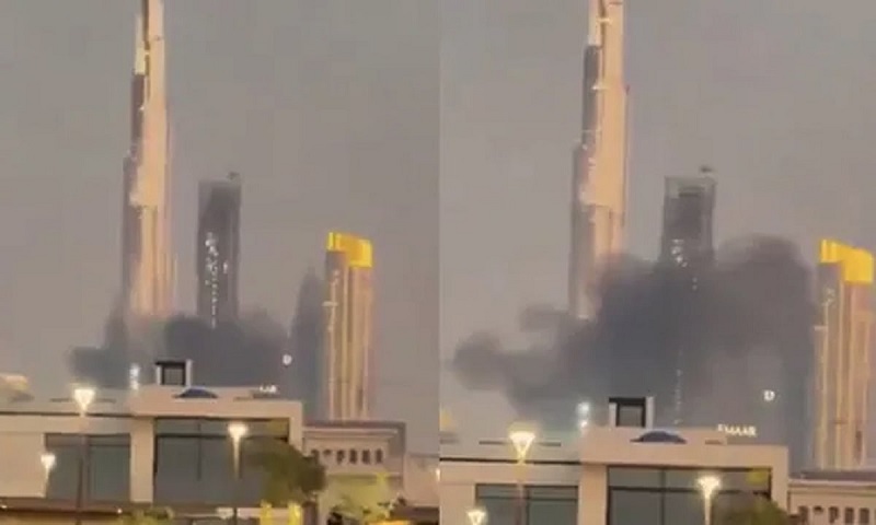 உலகின் உயரமான புர்ஜ் கலீபா கட்டிடம் அருகே டிரோன் தாக்குதல் நடத்திய ஈரான்