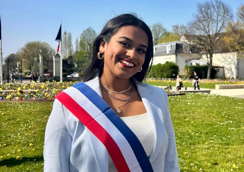 பிரான்சில் துணை மேயராக பொறுப்பேற்ற யாழ் பெண் அதிதியா ஆனந்தராசா