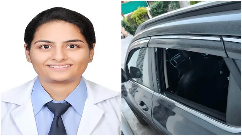 ஹரியானாவில் காருக்குள் சடலமாக கண்டெடுக்கப்பட்ட மருத்துவ மாணவி