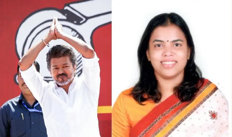 விஜய்யின் அமைச்சரவையில் உள்ள இளைய சட்டமன்ற உறுப்பினர் எஸ். கீர்த்தனா