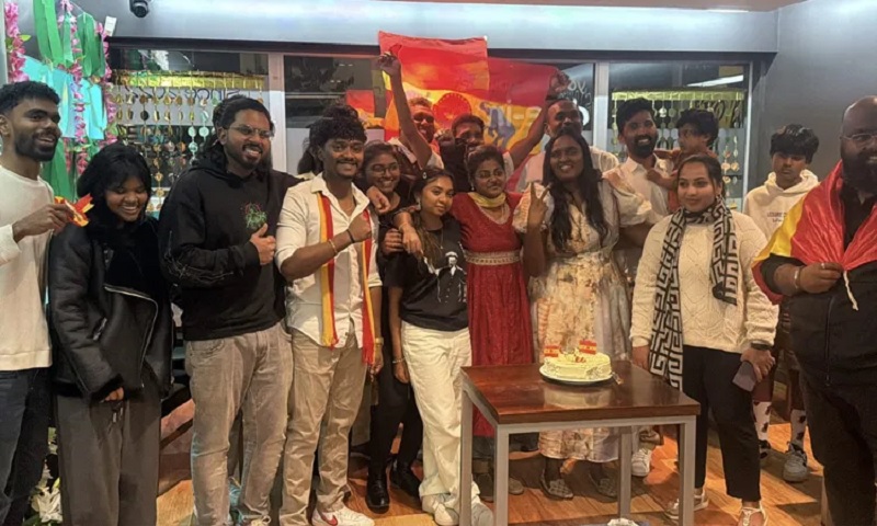 நியூசிலாந்தில் விஜயின் பதவியேற்றதை கொண்டாடிய தமிழர்கள்