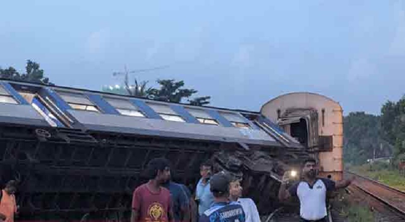 ரயில் தடம் புரண்டு விபத்து  : சந்தேகநபர் ஒருவர் கைது!