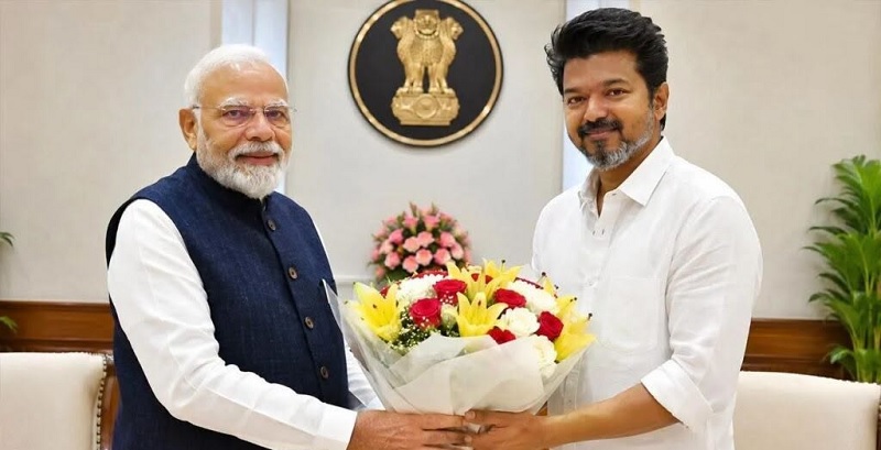 பிரதமர் நரேந்திர மோடியை சந்திக்க உள்ள தமிழக முதல்வர் விஜய்