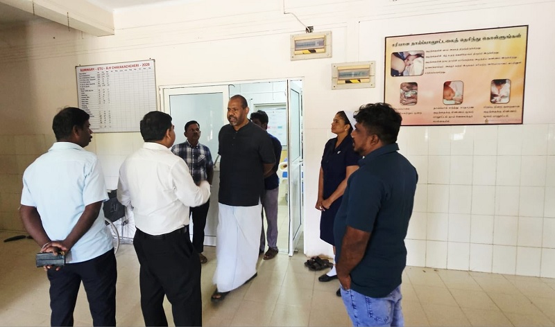 சாவகச்சேரி ஆதார மருத்துவமனைக்கு விஜயம் மேற்கொண்ட கஜேந்திரகுமார் எம்பி