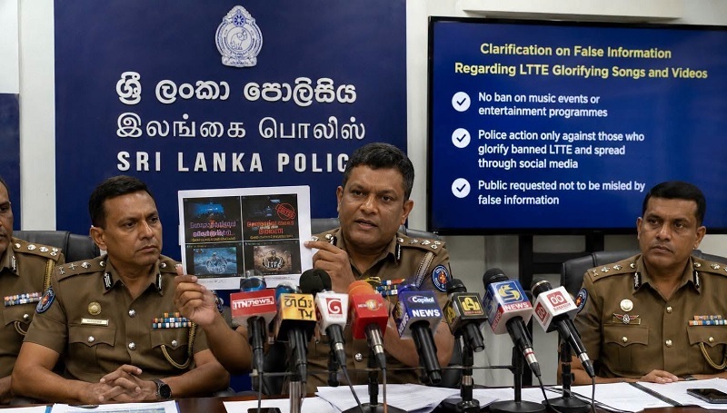 இலங்கையில் தடைசெய்யப்பட்ட அமைப்பை மகிமைப்படுத்தும் பாடல்கள் தொடர்பாக ஒருவர் கைது - பொலிஸார் விளக்கம்