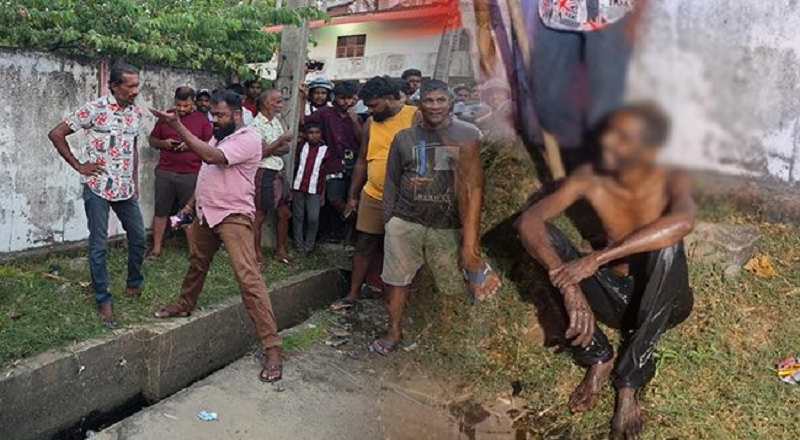 மட்டக்களப்பில் பரபரப்பு : வடிகானுக்குள் சிக்கிய நபரை மீட்க போராட்டம்!