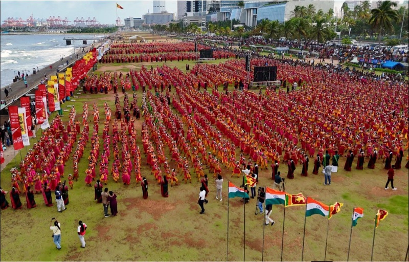 கொழும்பில் 5000 நடன கலைஞர்களுடன் அரங்கேற்றப்பட்ட உலக சாதனை
