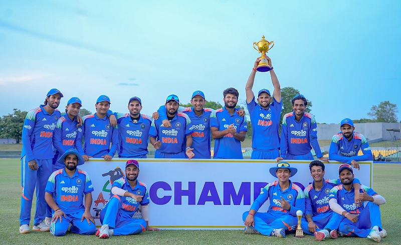 இலங்கையில் நடைபெற்ற முத்தரப்பு ஏ தொடரை கைப்பற்றிய இந்தியா
