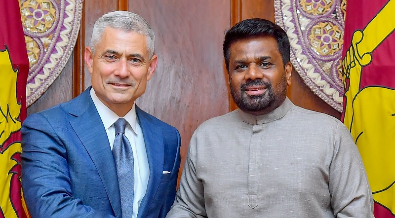 இலங்கைக்கு வருகை தந்துள்ள அமெரிக்காவின் தெற்கு மற்றும் மத்திய ஆசிய விவகாரங்களுக்கான உதவி இராஜாங்கச் செயலாளர்