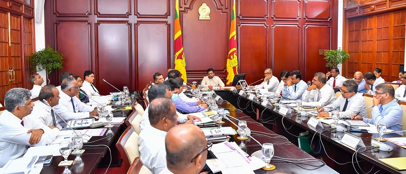 ஜனாதிபதி அலுவலகத்தில் நடைபெற்ற நிதி  ஒதுக்கீடு தொடர்பான விஷேட கலந்துரையாடல்