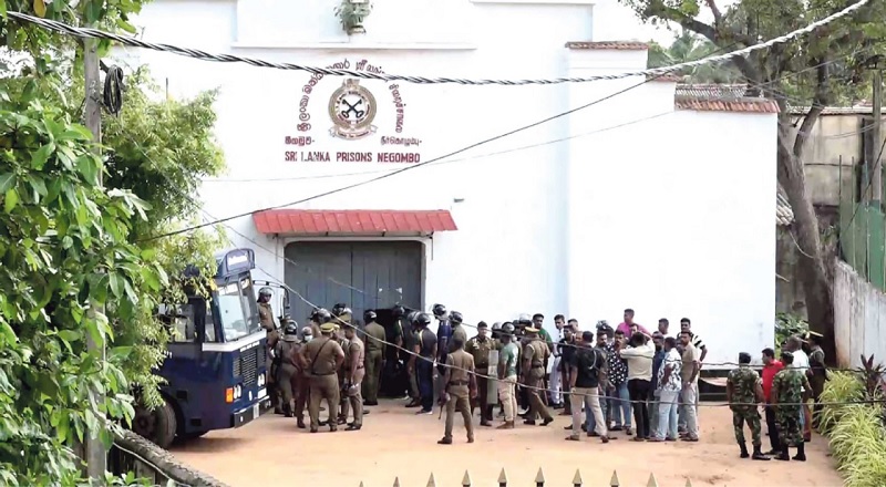 நீர்கொழும்பு சிறைச்சாலையில் நேற்றும் பதற்றமான சூழல் - துப்பாக்கி, தோட்டாக்கள் மீட்பு!