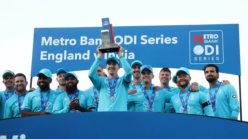 INDvsENG - இந்தியாவிற்கு எதிரான ஒருநாள் தொடரையும் கைப்பற்றிய இங்கிலாந்து