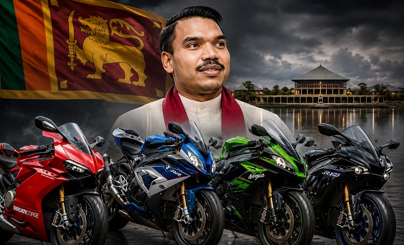உயர் திறன் கொண்ட மோட்டார் சைக்கிள்களுக்காக கோரிக்கை விடுத்த நாமல் ராஜபக்ஷ