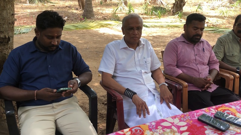 கிளிநொச்சியில் முன்னாள் போராளிகளை சந்தித்த முன்னாள் நாடாளுமன்ற உறுப்பினர் எம். ஏ. சுமந்திரன்