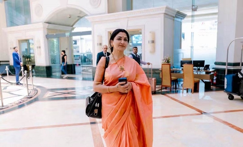 இலங்கைக்கு வருகை தந்துள்ள பிரபல இந்திய நடிகை குஷ்பு