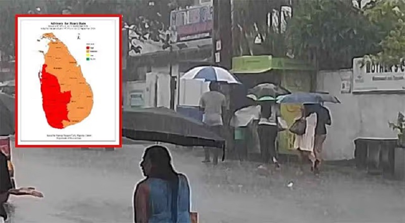 கேகாலையில் உச்சபட்ச மழைவீழ்ச்சி பதிவு