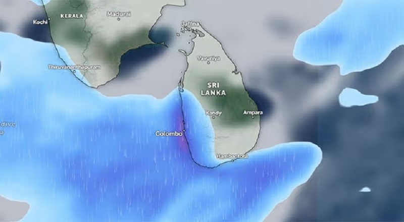 நாட்டின் தென்மேற்குப் பகுதியில் மழையுடன் கூடிய வானிலையே தொடரும் - வளிமண்டலவியல் திணைக்களம்