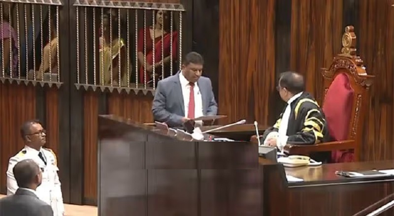 முஸ்லிம் காங்கிரஸின் (SLMC) தேசியப் பட்டியல் நாடாளுமன்ற உறுப்பினராக ஹபீப் ரிஃபான் பதவியேற்பு