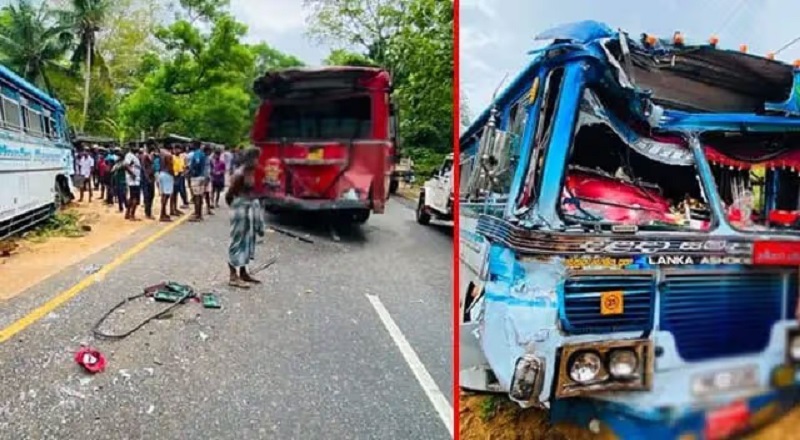புத்தள - மொனராகல பிரதான வீதியில்  விபத்து :06 பேர் காயம்