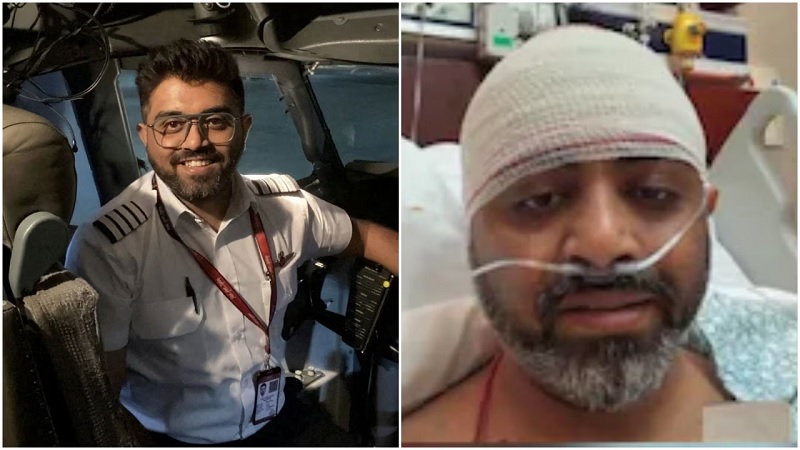 170 பேரின் உயிரை காப்பாற்றிய இந்திய விமானிக்கு அவசர அறுவை சிகிச்சை