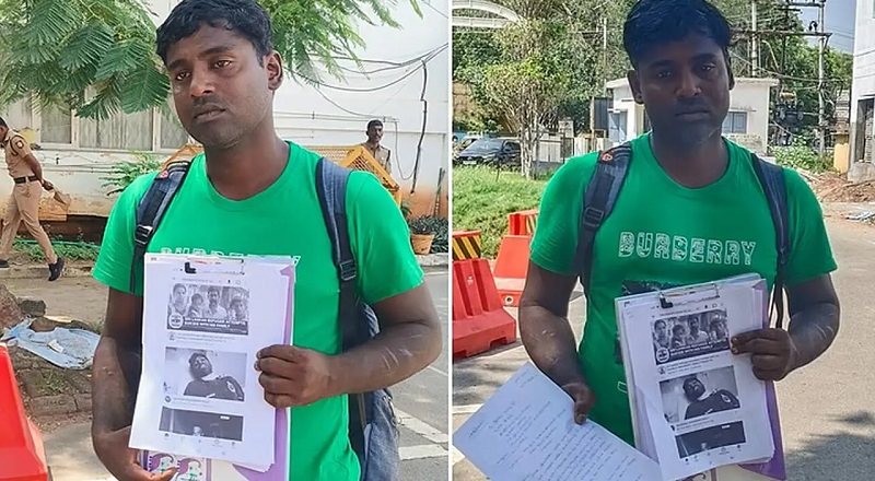 இலங்கைக்கு அனுப்புங்கள்!! இல்லையேல் அடையாள அட்டையை கொடுங்கள் :  தமிழகத்தில் இலங்கை இளைஞர் போராட்டம்