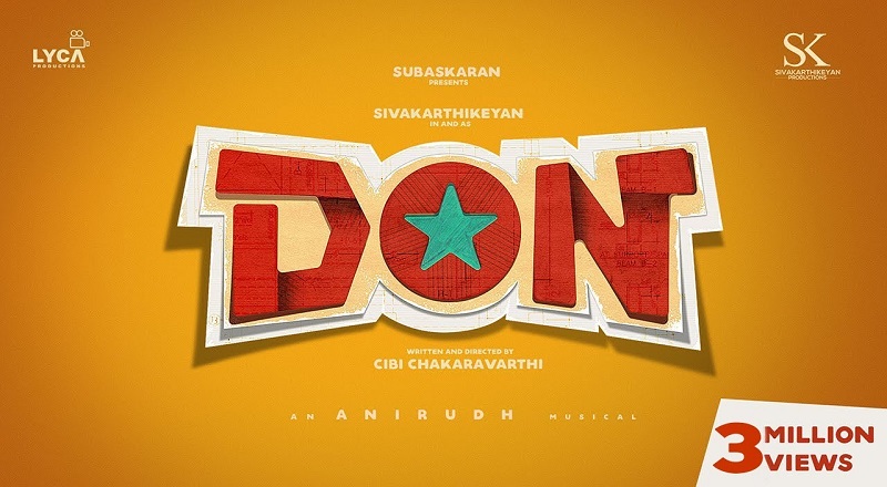 100கோடி வசூலை  சந்தித்த "DON" திரைப்படம் 