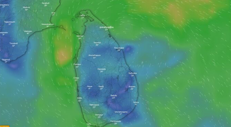 வங்காள விரிகுடாவில் உருவான தாழமுக்கம்  இலங்கைக்குள் நுழைந்துள்ளது! விடுக்கப்பட்ட அறிவித்தல் 