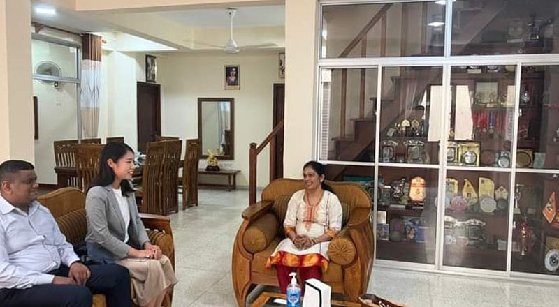 ஜப்பான் தூதரக அரசியல் ஆலோசகர் - விஜயகலா சந்திப்பு! வடக்கின் நிலைவரம் குறித்தும் ஆராய்வு