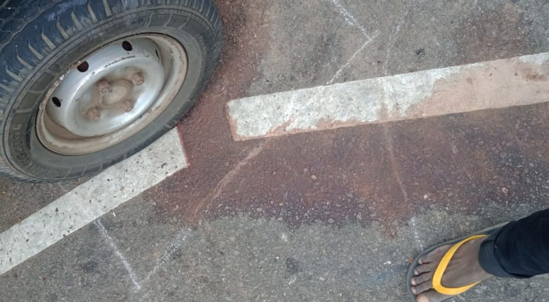 யாழ்.  அராலி சந்தியில் விபத்து:  இளைஞர் ஸ்தலத்தில் உயிரிழப்பு 