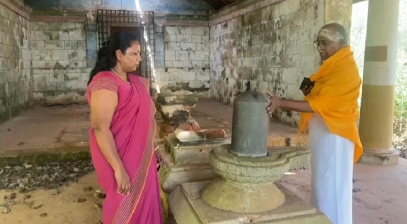 ஆதி சிவன் ஆலயத்தை மூடி ஜனாதிபதி மாளிகை அமைக்கப்படவில்லை - லிங்கத்தை  பிரதிஷ்டை செய்ய ஏற்பாடு
