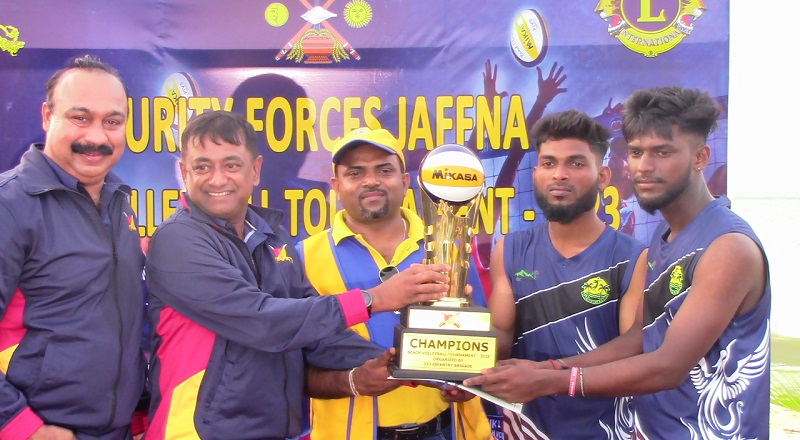 இராணுவத்தினரால் நடாத்தப்பட்ட கரையோர கரப்பதந்தாட்ட போட்டியில் அம்பன் பிங் பொங் வெற்றியீட்டியது