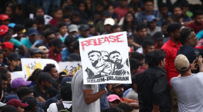 பல கோரிக்கைகளை முன்வைத்து அனைத்து பல்கலைக்கழக மாணவர் ஒன்றியம் ஆர்ப்பாட்ட பேரணி