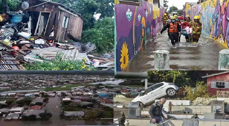 பிரேஸிலில் சூறாவளி காரணமாக 13 பேர் பலி