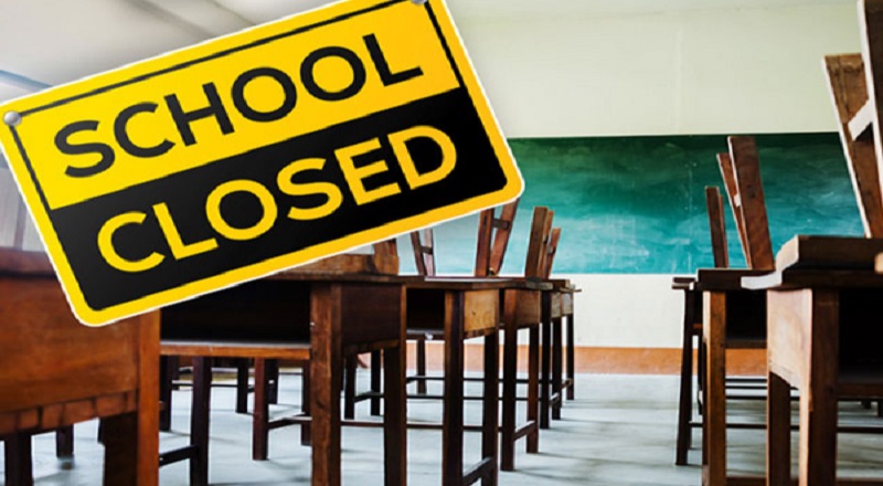 சீரற்ற காலநிலை காரணமாக  ஹட்டன் கல்வி வலய பாடசாலைகளுக்கு விடுமுறை