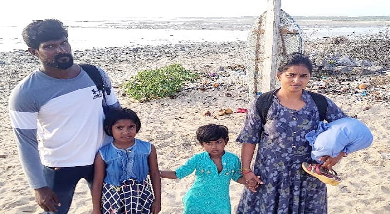 வவுனியாவைச் சேர்ந்த 4 பேர் அகதிகளாக தமிழகத்தில் தஞ்சம்