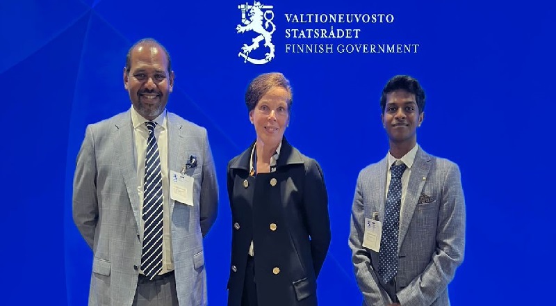 பின்லாந்து மனித உரிமைகளிற்கான சிறப்புத்தூதுவர் தீனா ஜோர்டிக்காவை சந்தித்த கஜேந்திரகுமார் பொன்னம்பலம்