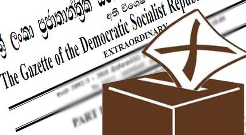 திட்டமிட்டபடி   உள்ளூராட்சி மன்றத் தேர்தலை நடத்த முடியாது! வர்த்தமானி வெளியீடு  