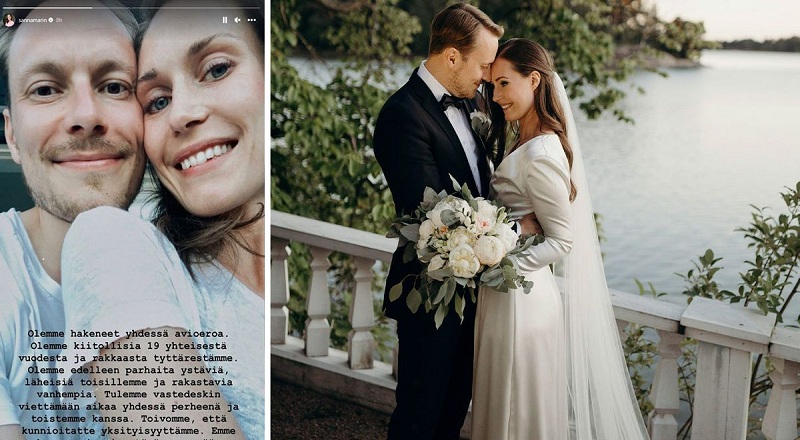 கணவரை விவாகரத்து செய்யும் பின்லாந்து பிரதமர் சன்னா மரின்