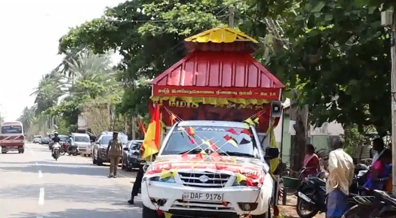 செஞ்சோலை வளாகத்திலிருந்து ஆரம்பமாகிய  ஊர்திப் பவனி!