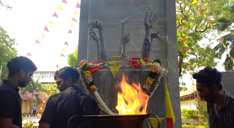 யாழ் பல்கலைக்கழகத்தில் முள்ளிவாய்க்கால் நினைவேந்தல்!