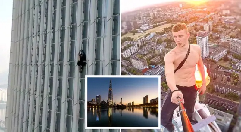 உலகின் 5வது உயரமான கட்டிடத்தில் ஏறிய வாலிபர் கைது