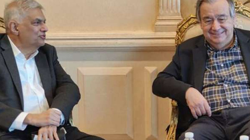 பிரான்சில் ஐக்கிய நாடுகள் சபையின் முக்கியஸ்தரை  சந்தித்த ஜனாதிபதி!