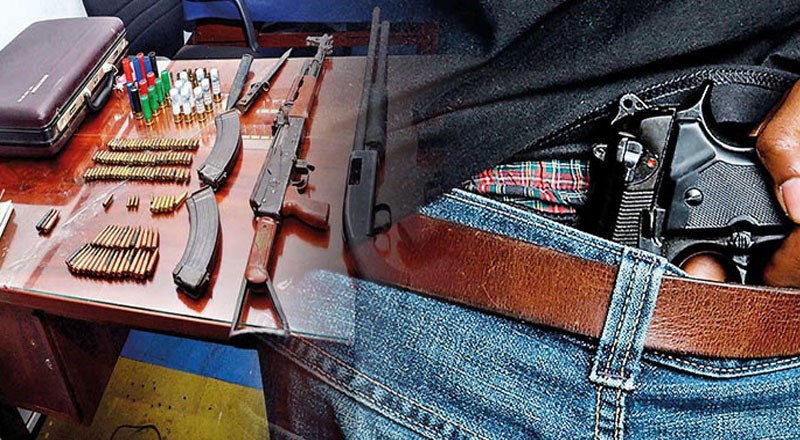 உள்நாட்டில் தயாரிக்கப்படும் துப்பாக்கிகளுக்கு பரிசுகளோ பணமோ கிடையாது