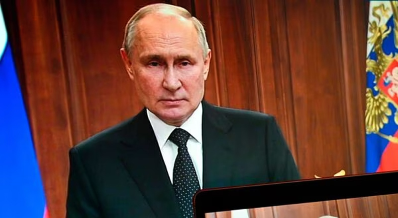 கிளர்ச்சிக்குப் பின் முதலாவது  உரையை நிகழ்த்தியுள்ள ரஷ்ய அதிபர்!