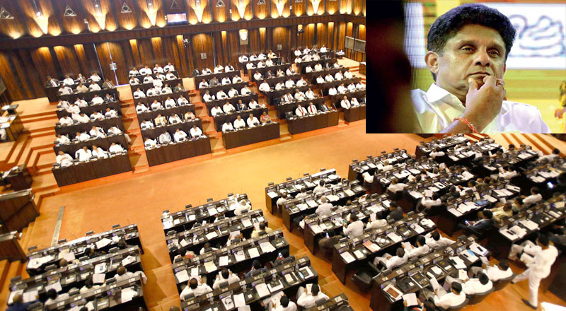 சஜித் பிரேமதாஸ கேள்வி கேட்க முடியாது:  சபாநாயகரின் அறிவிப்பால் சபையில் அமளிதுமளி