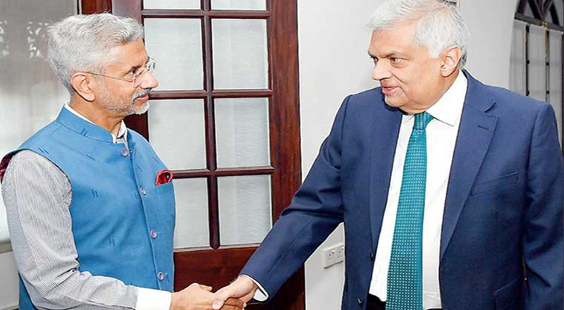 இந்திய வெளியுறவுத்துறை அமைச்சரை சந்தித்தார் ஜனாதிபதி