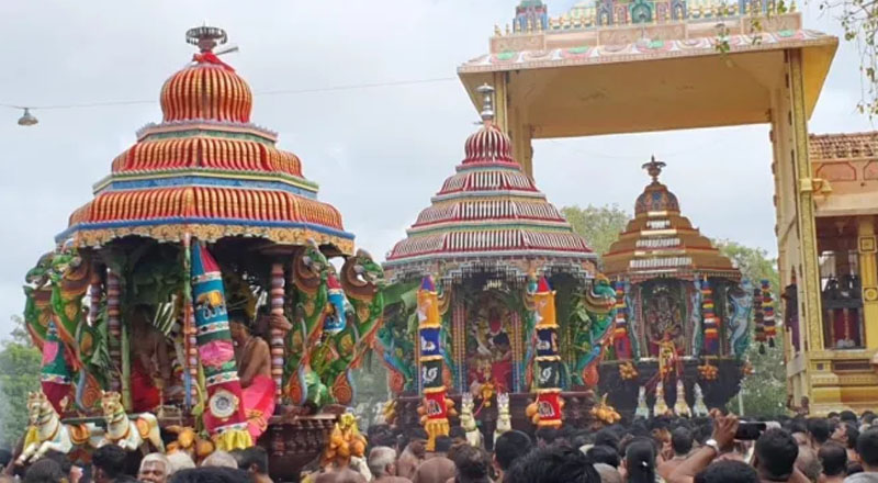 சிறப்பாக இடம்பெற்ற வடமராட்சி வல்லிபுர ஆழ்வார் ஆலய தேர்த்திருவிழா!